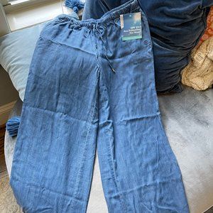 Coolibar Women's Petra Wide Leg Pants SPF 50+ NWT